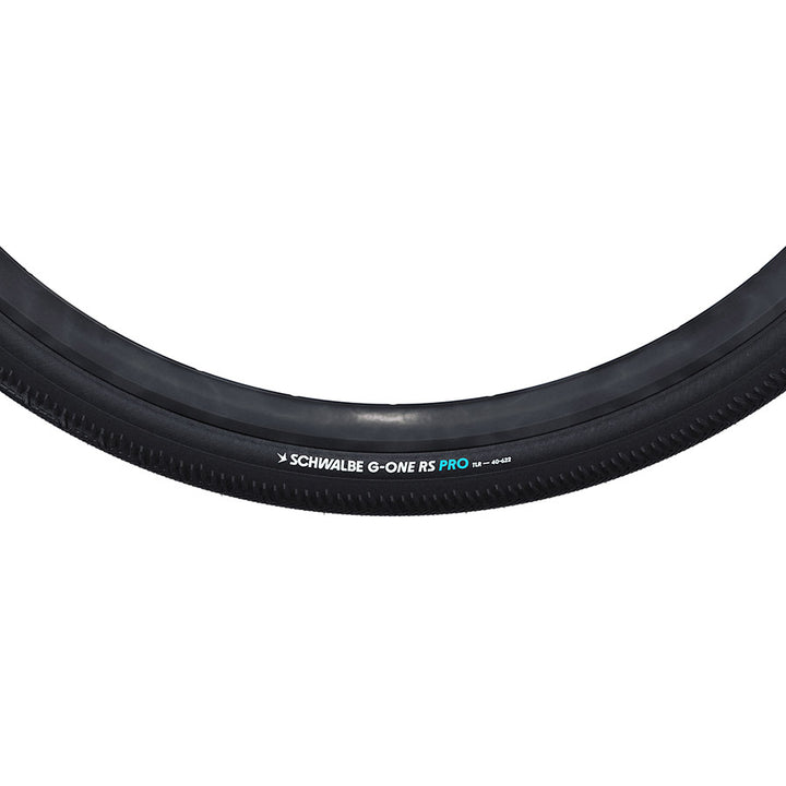 Schwalbe, G-One RS Pro, Gravel Tire, 700x50C, Folding, Clincher, Addix Race, V-Guard, 67TPI, Black