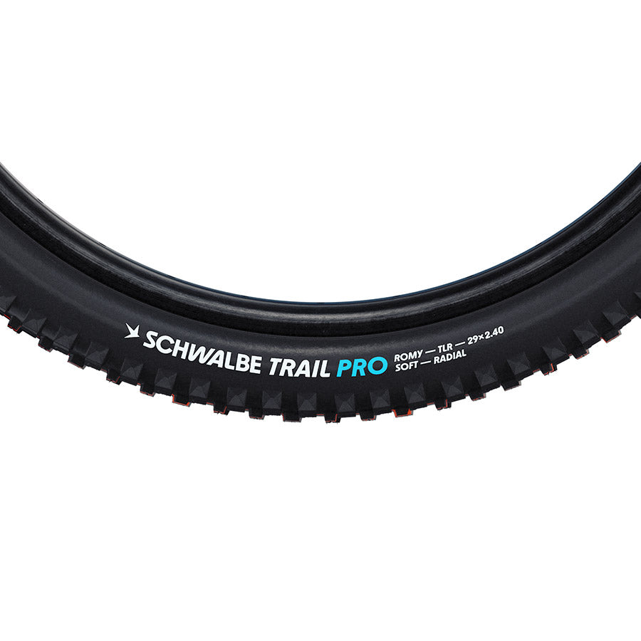 Schwalbe, Romy Trail Pro, Mountain Tire, 27.5x2.50, Folding, Clincher, Mid, Trail Pro - Radial, 67TPI, Black