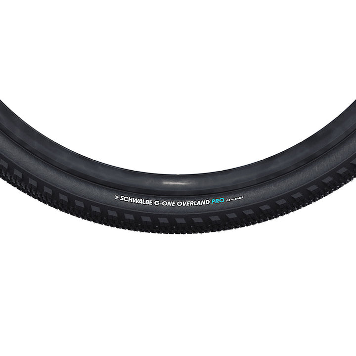 Schwalbe, G-One Overland Pro, Gravel Tire, 700x40C, Folding, Clincher, Addix Speedgrip, 67TPI, Black
