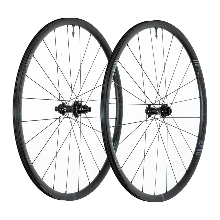 Industry Nine, Solix SL AR25, Wheel, Front and Rear, 700C / 622, Holes: F: 24, R: 24, F: 12mm, R: 12mm, F: 100, R: 142, Disc Center Lock, Shimano Road 11, Set