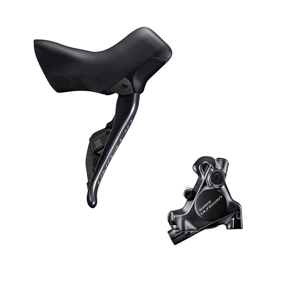 Shimano, Ultegra Di2 ST-R8170 / BR-R8170, Road Hydraulic Disc Brake, Front, Flat mount, Black, IR8170DLF6SC100A