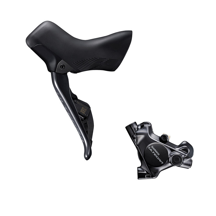Shimano, Ultegra Di2 ST-R8170 / BR-R8170, Road Hydraulic Disc Brake, Front, Flat mount, Black, IR8170DLF6SC100A