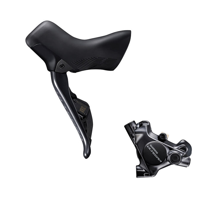 Shimano, Ultegra Di2 ST-R8170 / BR-R8170, Road Hydraulic Disc Brake, Front, Flat mount, Black, IR8170DLF6SC100A
