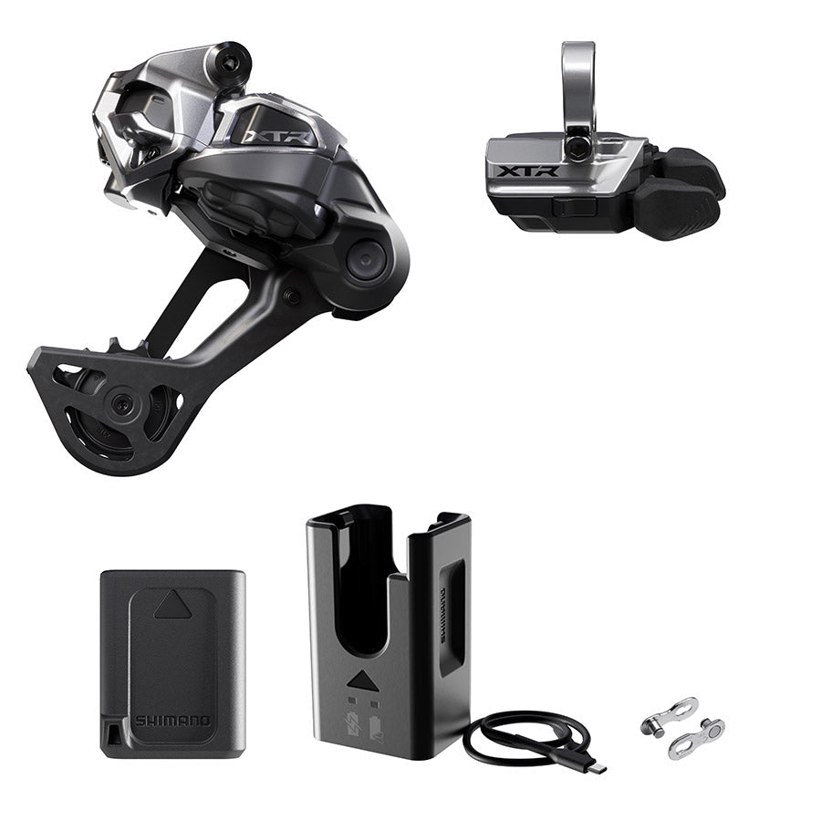 Shimano, XTR Di2 RD-M9250 Kit, Rear Derailleur, Speed: 12, Cage: SGS, Black, clamp band, IGPM9250UPG01