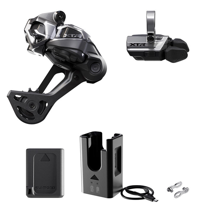 Shimano, XTR Di2 RD-M9250 Kit, Rear Derailleur, Speed: 12, Cage: SGS, Black, clamp band, IGPM9250UPG01