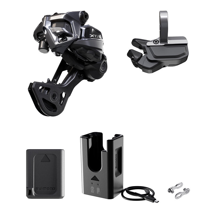 Shimano, XTR Di2 RD-M9250 Kit, Rear Derailleur, Speed: 12, Cage: SGS, Black, clamp band, IGPM9250UPG01