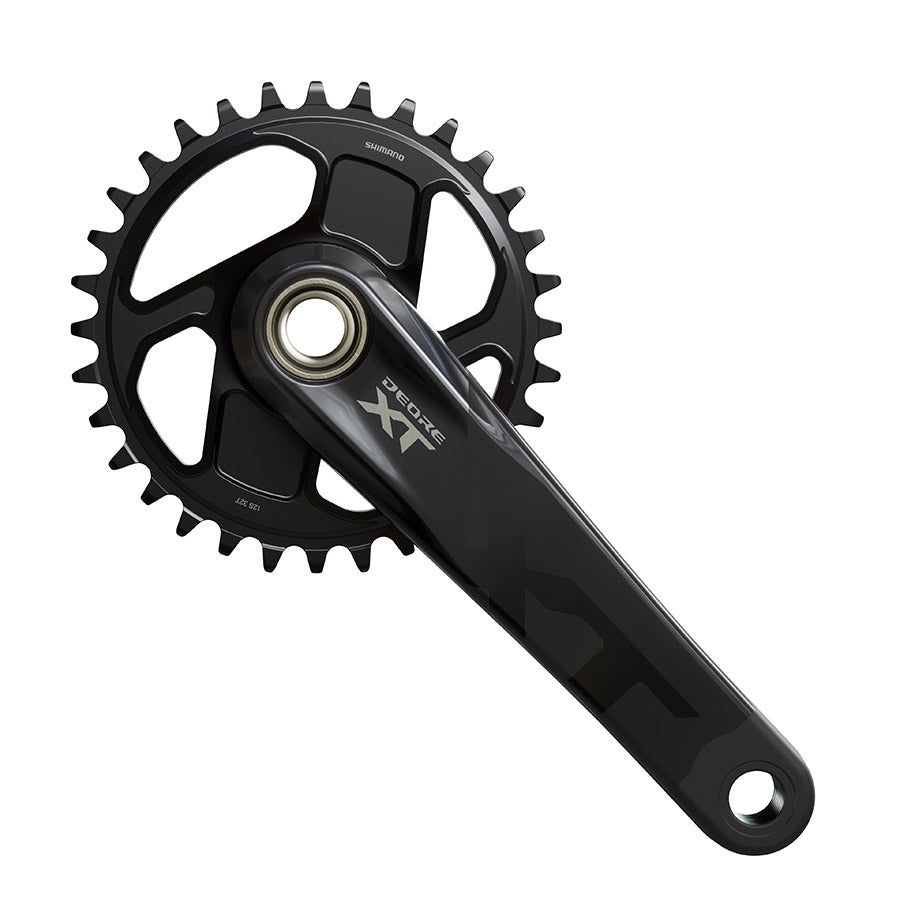 Shimano, DEORE XT FC-M8200, Crankset, Speed: 12, Spindle: 24mm, BCD: Direct Mount Shimano, Hollowtech II, 160mm, Black, MTB/Boost, IFCM8200MXX