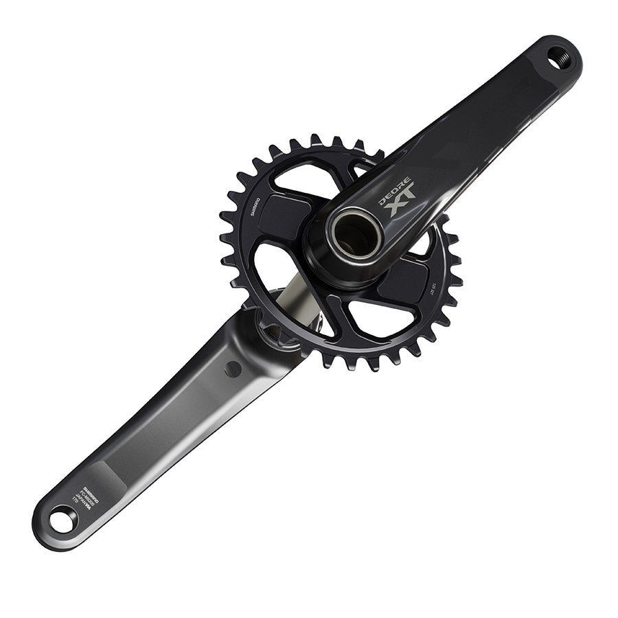 Shimano, DEORE XT FC-M8200, Crankset, Speed: 12, Spindle: 24mm, BCD: Direct Mount Shimano, Hollowtech II, 160mm, Black, MTB/Boost, IFCM8200MXX