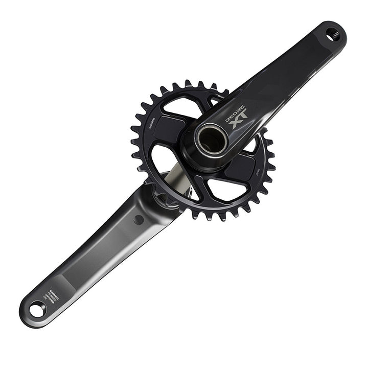 Shimano, DEORE XT FC-M8200, Crankset, Speed: 12, Spindle: 24mm, BCD: Direct Mount Shimano, Hollowtech II, 160mm, Black, MTB/Boost, IFCM8200MXX