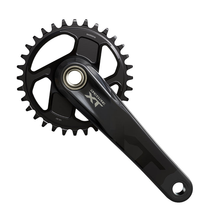 Shimano, DEORE XT FC-M8200, Crankset, Speed: 12, Spindle: 24mm, BCD: Direct Mount Shimano, Hollowtech II, 160mm, Black, MTB/Boost, IFCM8200MXX