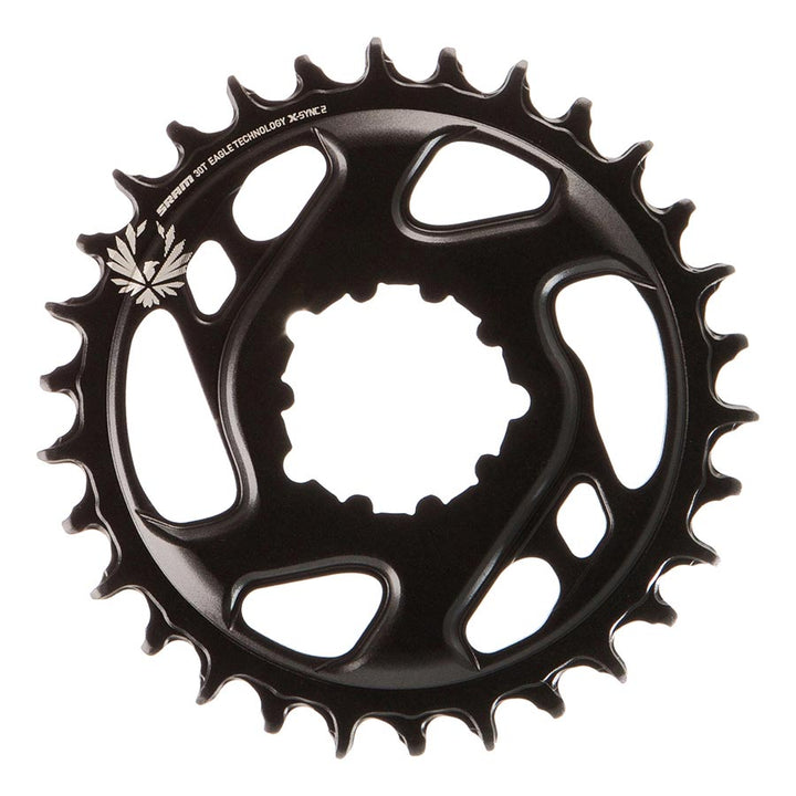 SRAM, 12SP X-Sync 2, 30T Chainring, 12sp, BCD: Direct Mount, 3mm offset, Aluminum, Black