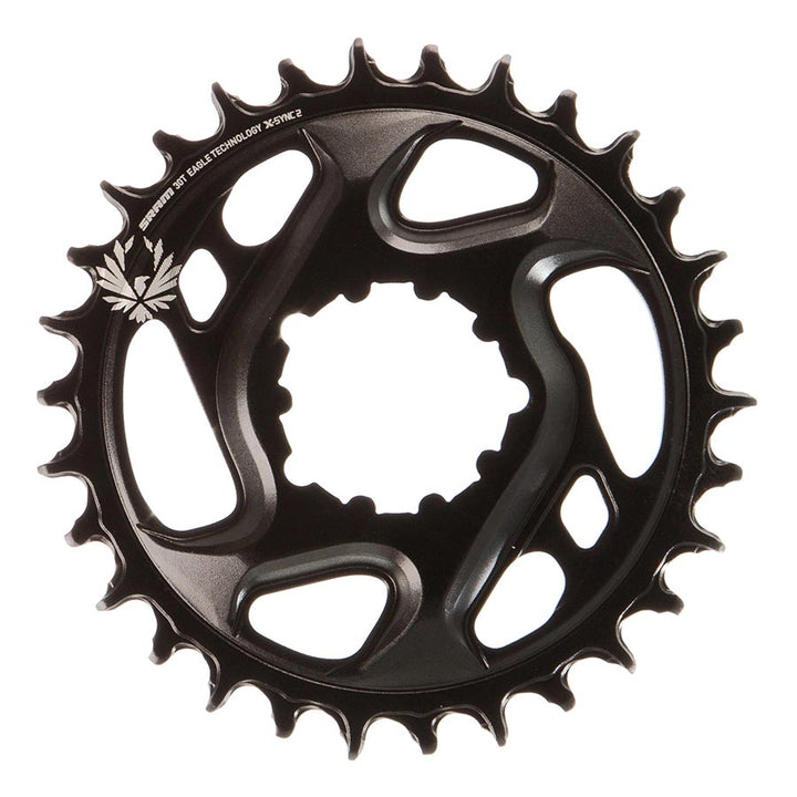 SRAM, 12SP X-Sync 2, 30T Chainring, 12sp, BCD: Direct Mount, 6mm offset, Aluminum, Black
