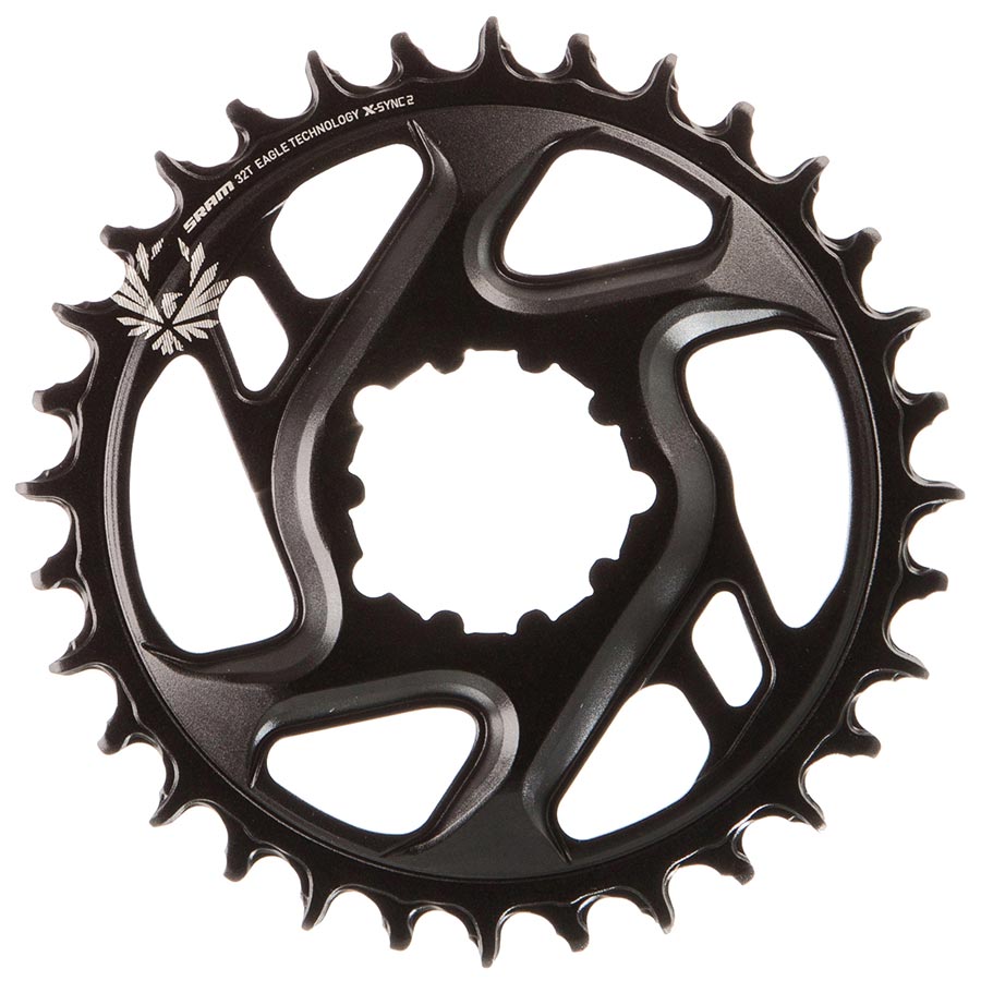 SRAM, 12SP X-Sync 2, 30T Chainring, 12sp, BCD: Direct Mount, 6mm offset, Aluminum, Black