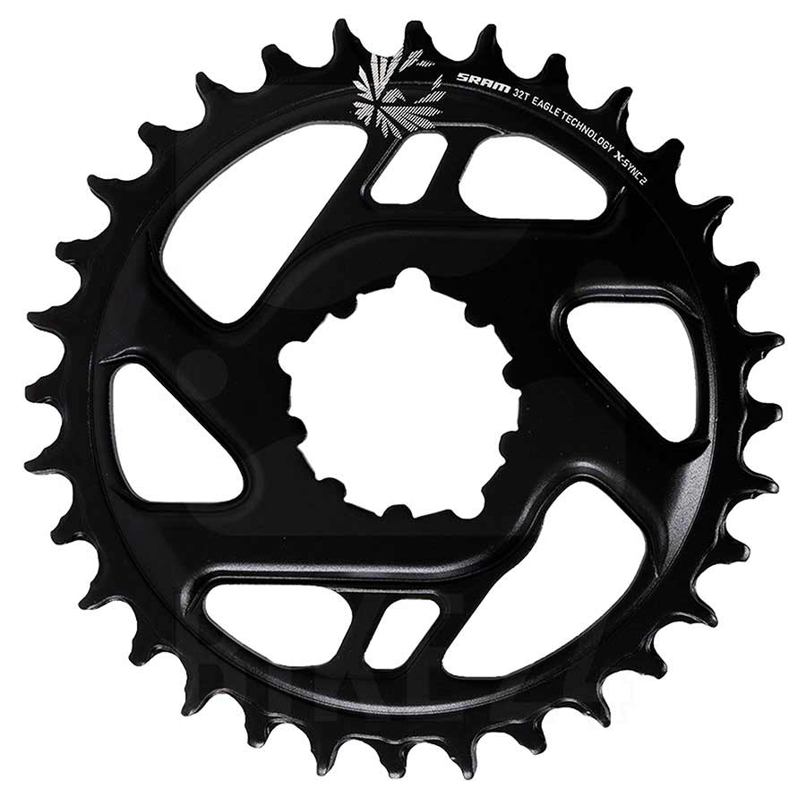 SRAM, 12SP X-Sync 2, 30T Chainring, 12sp, BCD: Direct Mount, 6mm offset, Aluminum, Black