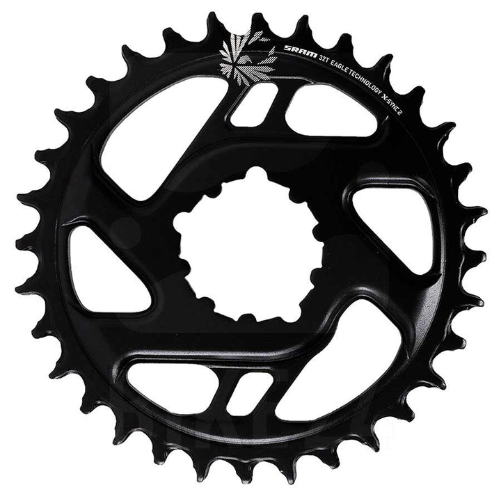 SRAM, 12SP X-Sync 2, 30T Chainring, 12sp, BCD: Direct Mount, 6mm offset, Aluminum, Black