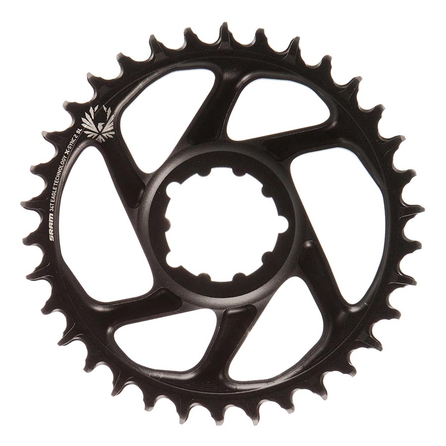 SRAM, X-SYNC 2 SL 6mm, Chainring, Teeth: 34, Speed: 11/12, BCD: Direct Mount, Single, Aluminum, Gold