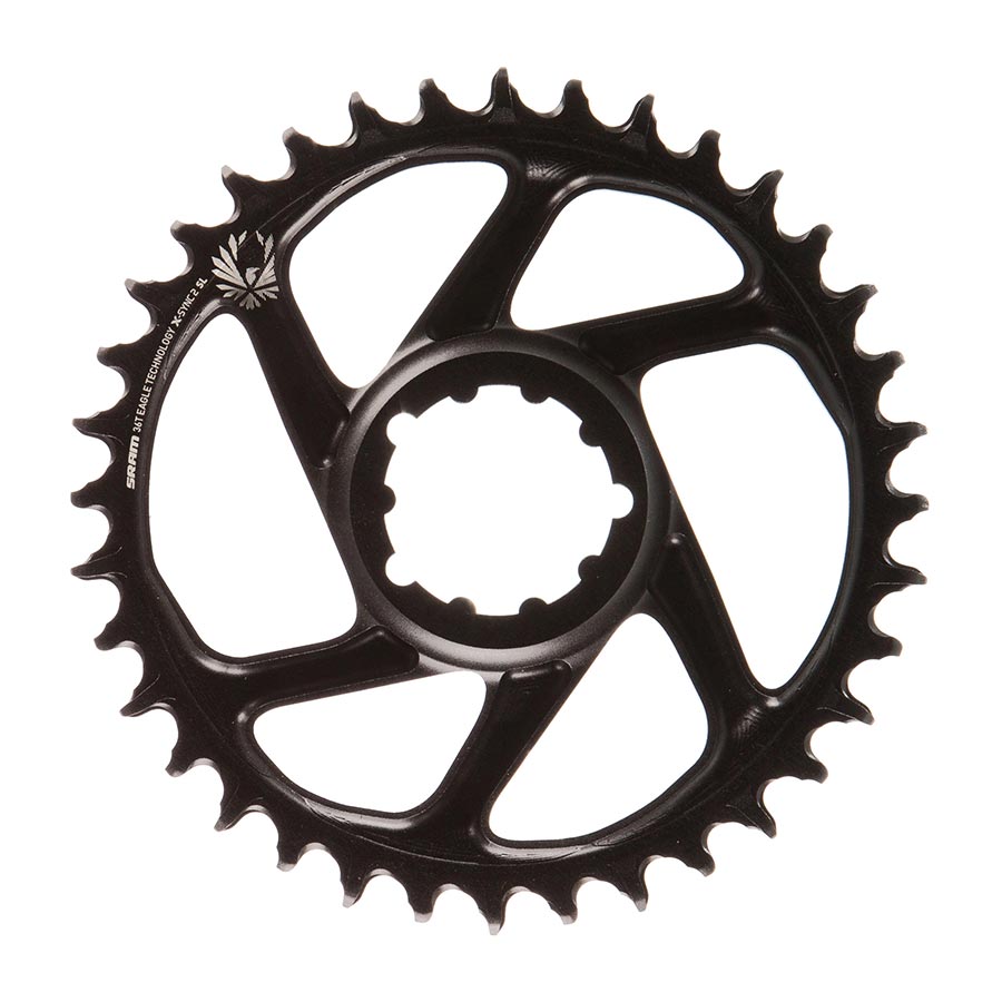 SRAM, X-SYNC 2 SL 6mm, Chainring, Teeth: 34, Speed: 11/12, BCD: Direct Mount, Single, Aluminum, Gold