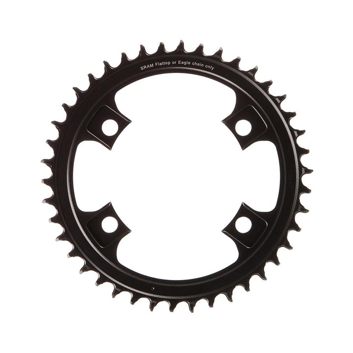 SRAM, X-SYNC 2 107mm, Chainring, Teeth: 40, Speed: 12, BCD: 107, Bolts: 4, Single, Aluminum, Grey