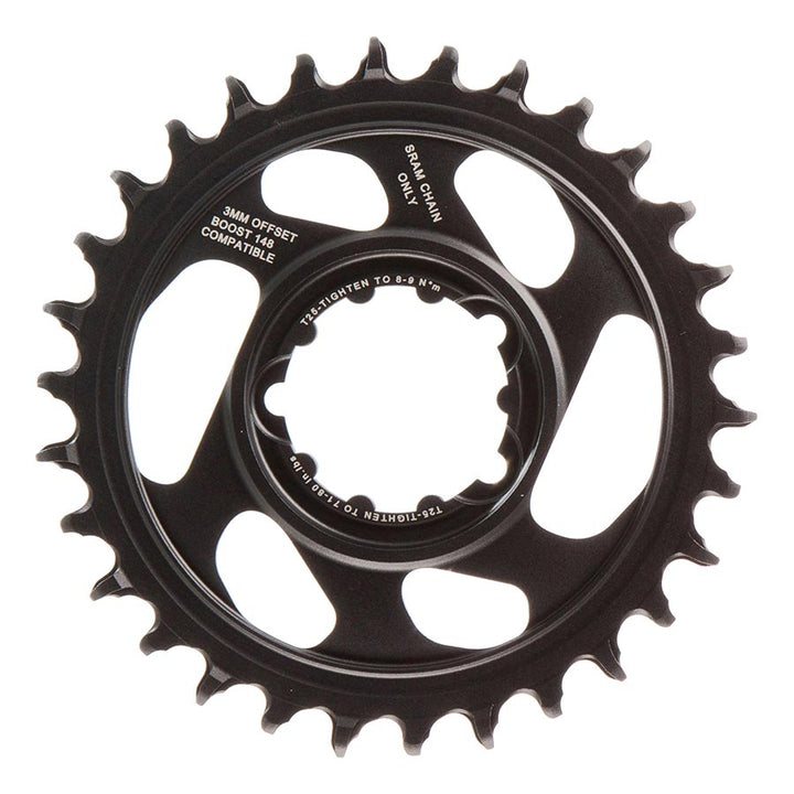 SRAM, X-SYNC 2 SL XX1 Eagle Lunar Grey 6mm, Chainring, Teeth: 30, Speed: 12, BCD: Direct Mount, Single, Alloy, Grey