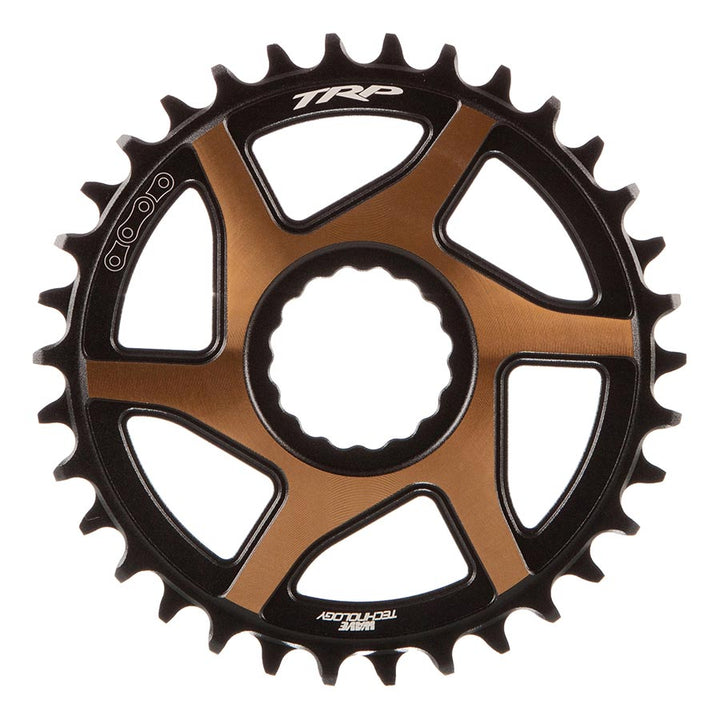 TRP, EVO, Chainring, Teeth: 30, Speed: 12, BCD: Direct Mount, Front, Aluminum, Black