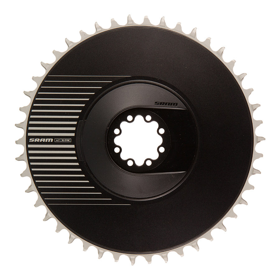 SRAM, Red E1 Aero, Chainring, Teeth: 44, Speed: 12/13, BCD: Direct Mount SRAM 8 Bolt, Black