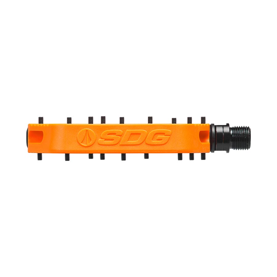 SDG Components, Comp, Platform Pedals, Body: Composite, Spindle: Cr-Mo, 9/16'', Orange, Pair