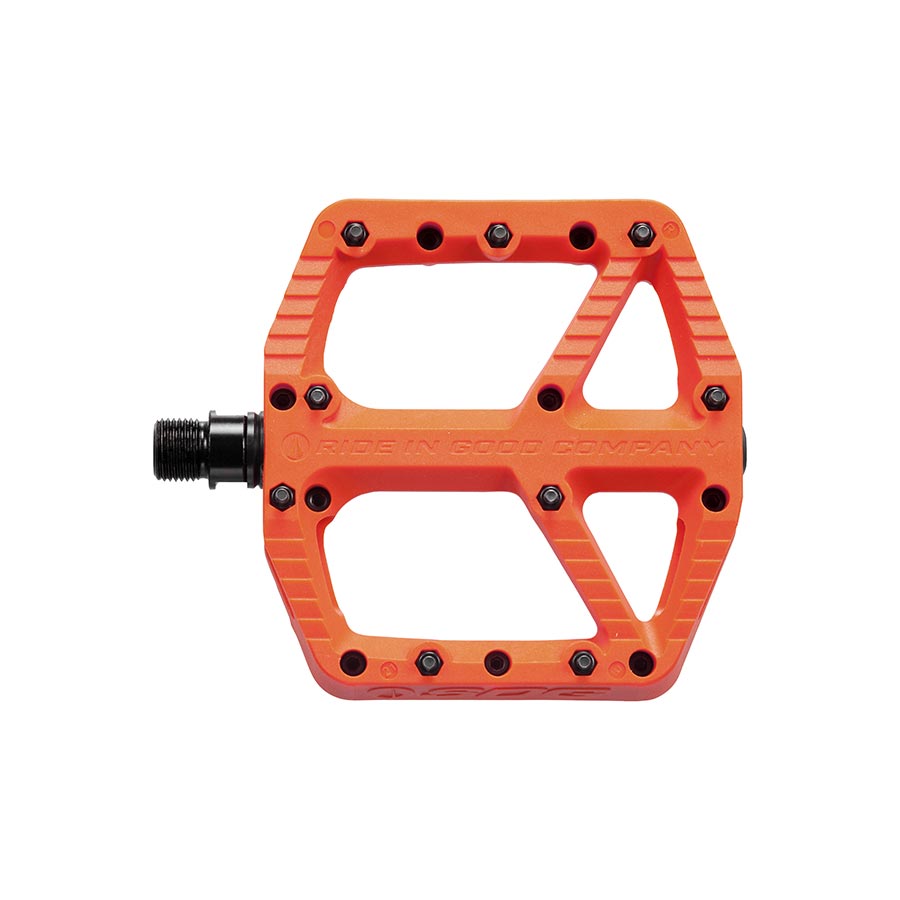 SDG Components, Comp, Platform Pedals, Body: Composite, Spindle: Cr-Mo, 9/16'', Orange, Pair