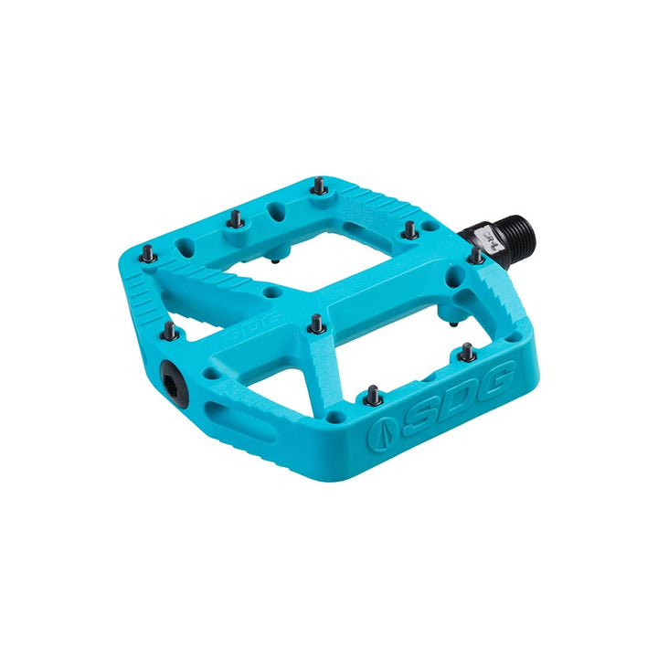 SDG Components, Comp, Platform Pedals, Body: Composite, Spindle: Cr-Mo, 9/16'', Orange, Pair