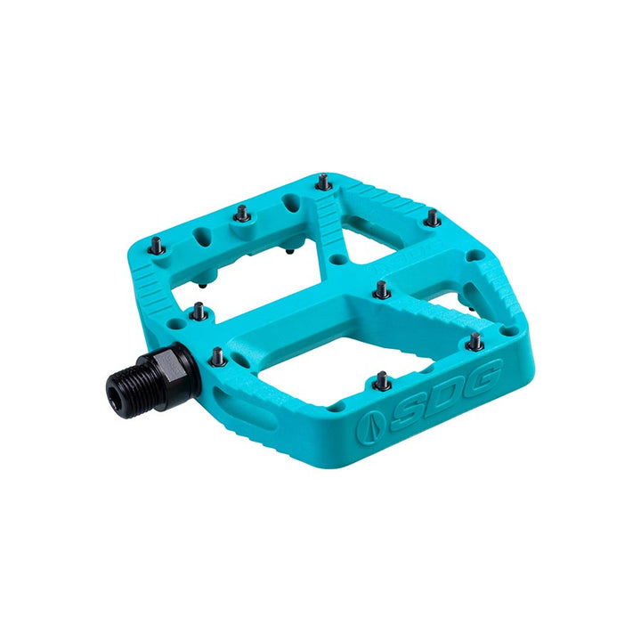 SDG Components, Comp, Platform Pedals, Body: Composite, Spindle: Cr-Mo, 9/16'', Orange, Pair