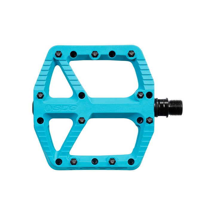 SDG Components, Comp, Platform Pedals, Body: Composite, Spindle: Cr-Mo, 9/16'', Orange, Pair