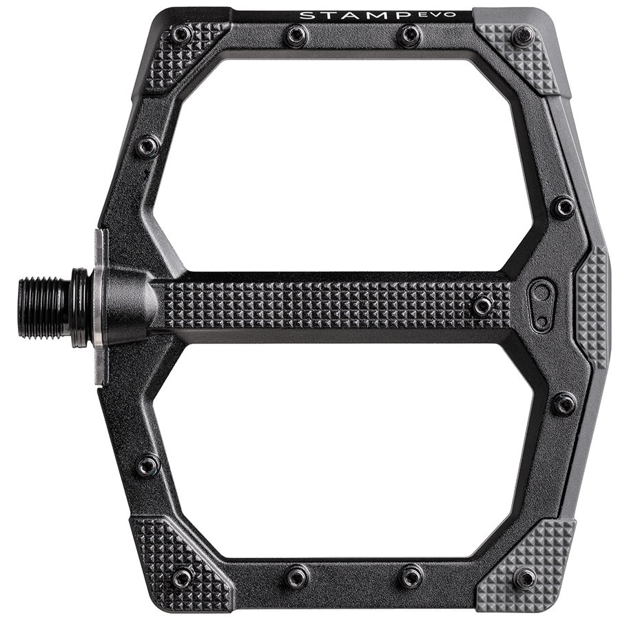 Crankbrothers, STAMP EVO Large, Platform Pedals, Body: Aluminum/Composite, Spindle: Cr-Mo, 9/16&