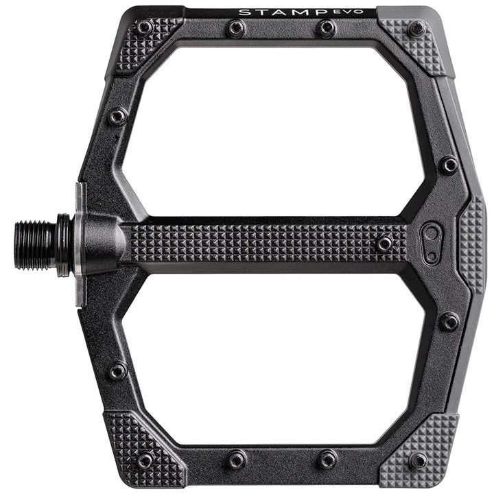 Crankbrothers, STAMP EVO Large, Platform Pedals, Body: Aluminum/Composite, Spindle: Cr-Mo, 9/16&