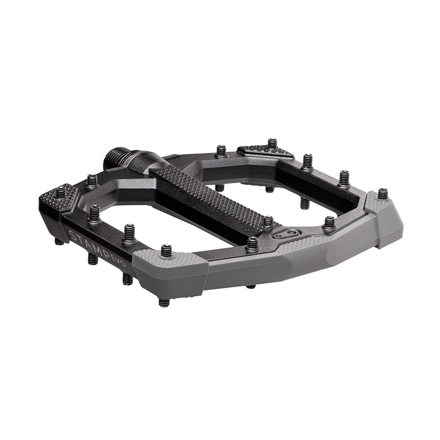 Crankbrothers, STAMP EVO Large, Platform Pedals, Body: Aluminum/Composite, Spindle: Cr-Mo, 9/16&