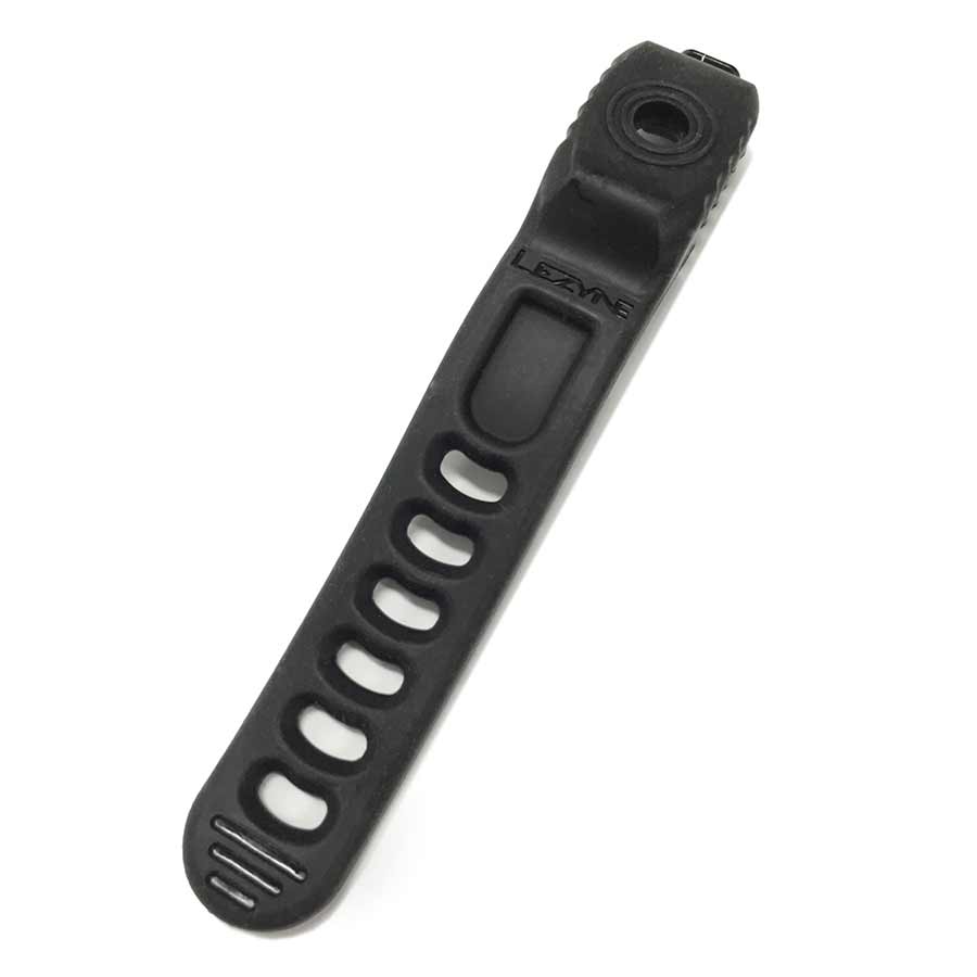 Lezyne, Silicone Mounting Straps, For Macro Drive, Super Drive, Deca Drive, Mega Drive,, Black, 30x160mm
