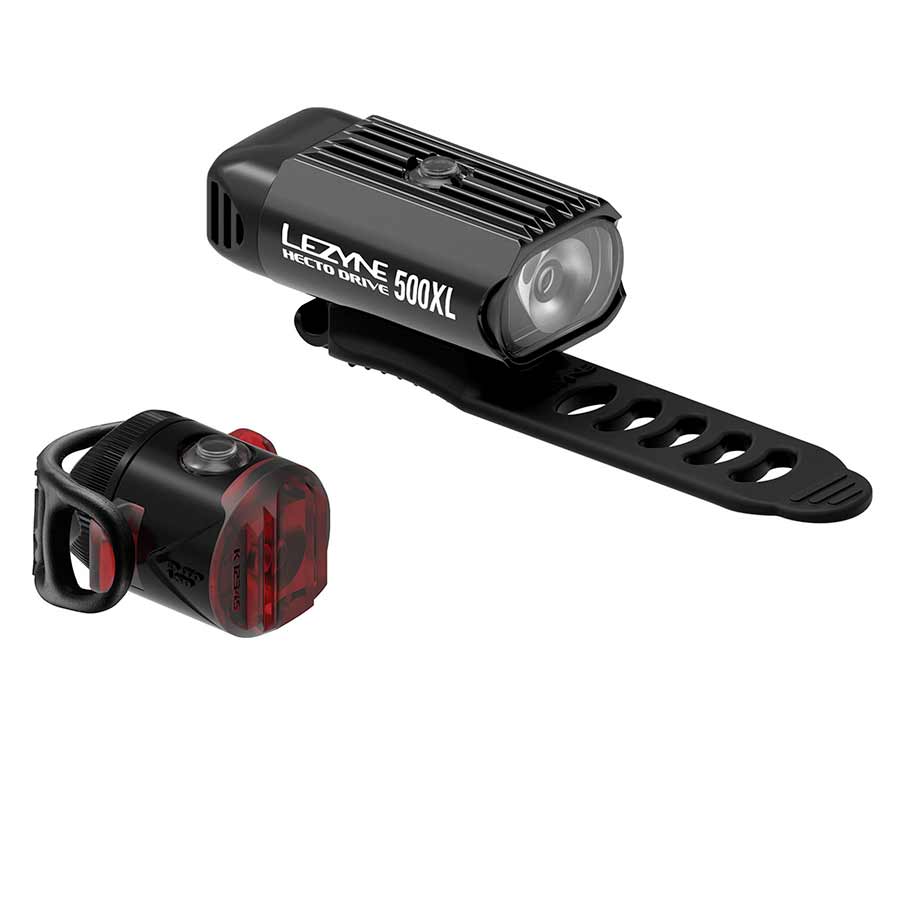 Lezyne, Hecto Drive 500XL / Femto USB, Light, Set, Black