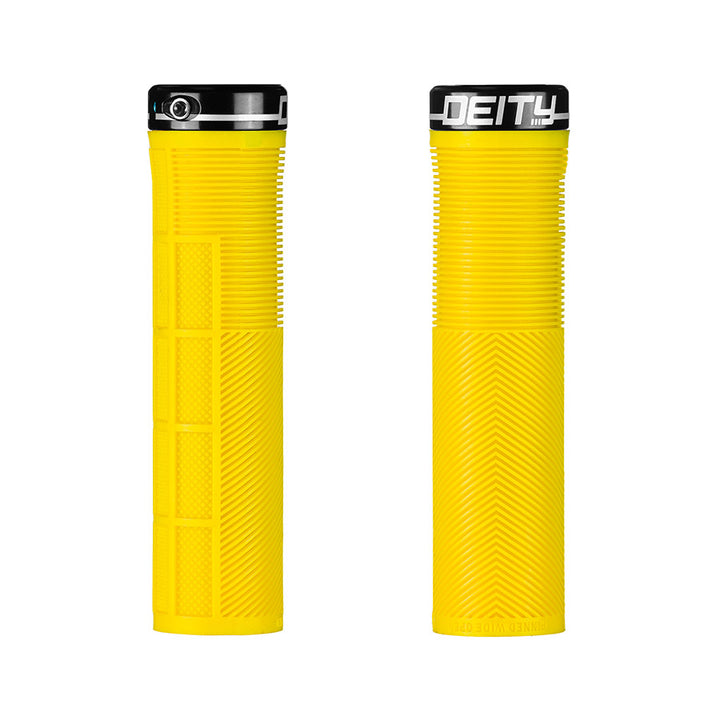 Deity, Knuckleduster, Grips, 132mm, Yellow, Pair