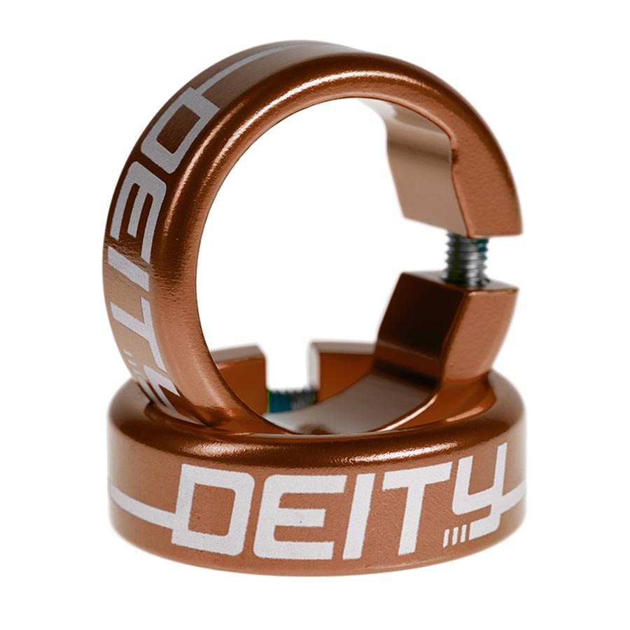 Deity, Grip Clamps, Blue