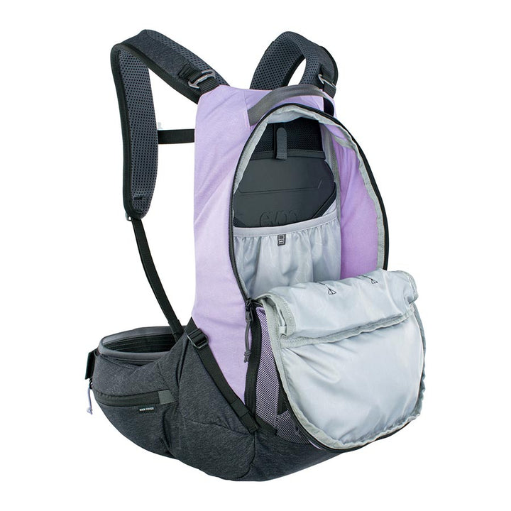 EVOC, Trail Pro 16, Protector backpack, 16L, Carbon/Grey, LXL