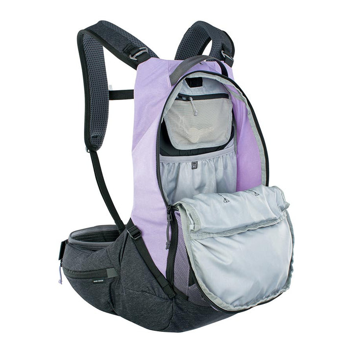 EVOC, Trail Pro 16, Protector backpack, 16L, Carbon/Grey, LXL