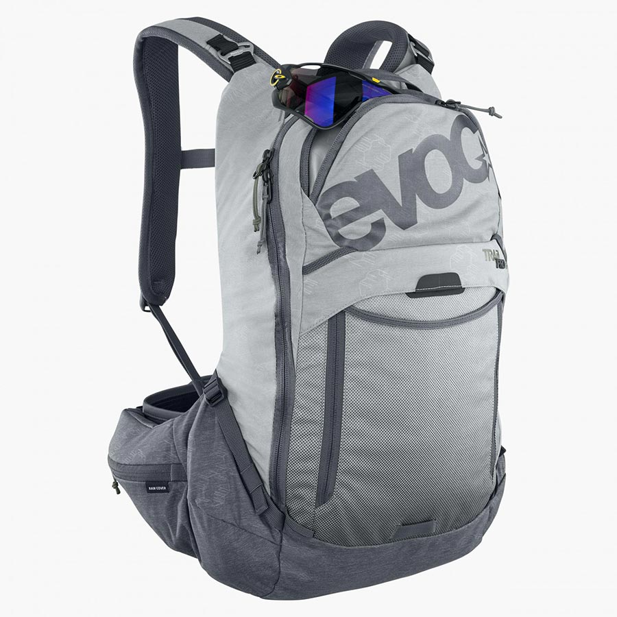 EVOC, Trail Pro 16, Protector backpack, 16L, Carbon/Grey, LXL