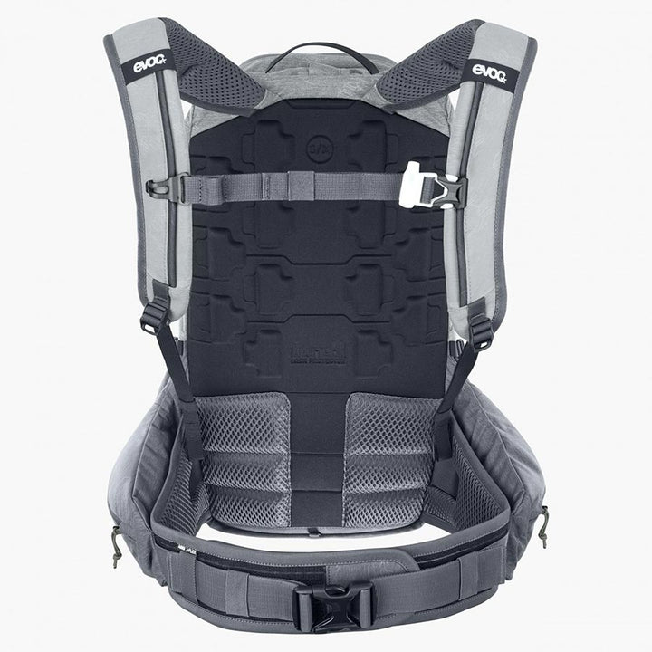 EVOC, Trail Pro 16, Protector backpack, 16L, Carbon/Grey, LXL