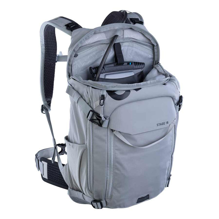 EVOC, Stage 18, Hydration Bag, Volume: 18L, Bladder: Not included, Black