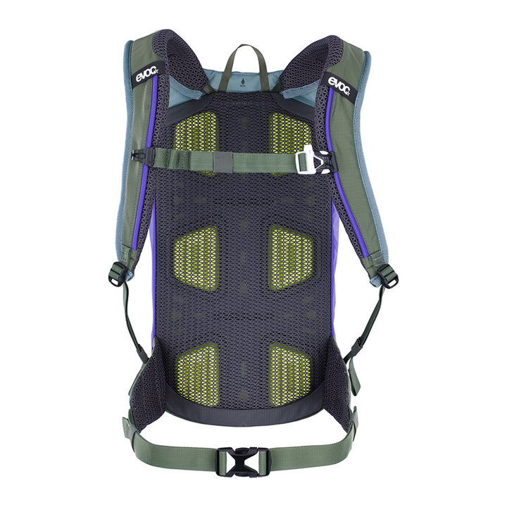 EVOC, Stage 6 + 2L Bladder, Hydration Bag, Volume: 6L, Bladder: Included (2L), Steel/Violet/Dark Olive