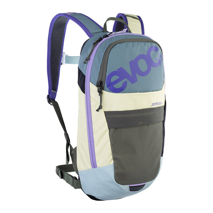 EVOC, Joyride 4, Hydration Bag, Volume: 4L, Bladder: Not included, Steel/Lemonade/Mint