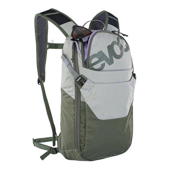 EVOC, Ride 8, Hydration Bag, Volume: 8L, Bladder: Not included, Stone - Dark Olive