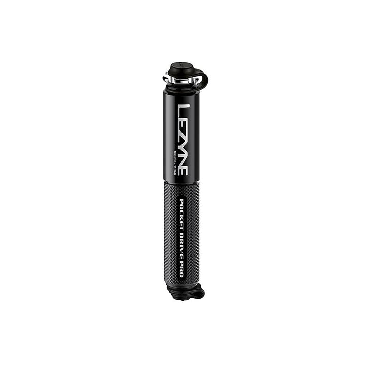 Lezyne, Pocket Drive Pro, Pump, 140mm, 160psi, ABS flip chuck, Black