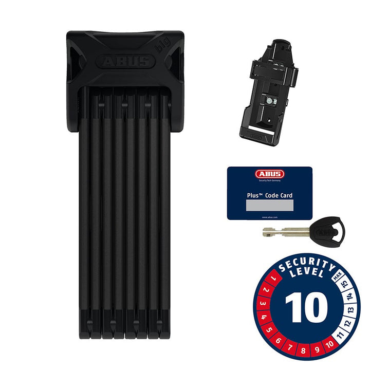 Abus, Bordo 6000C, Folding Lock, Combination, 5mm, 90cm, 3', SH, Black