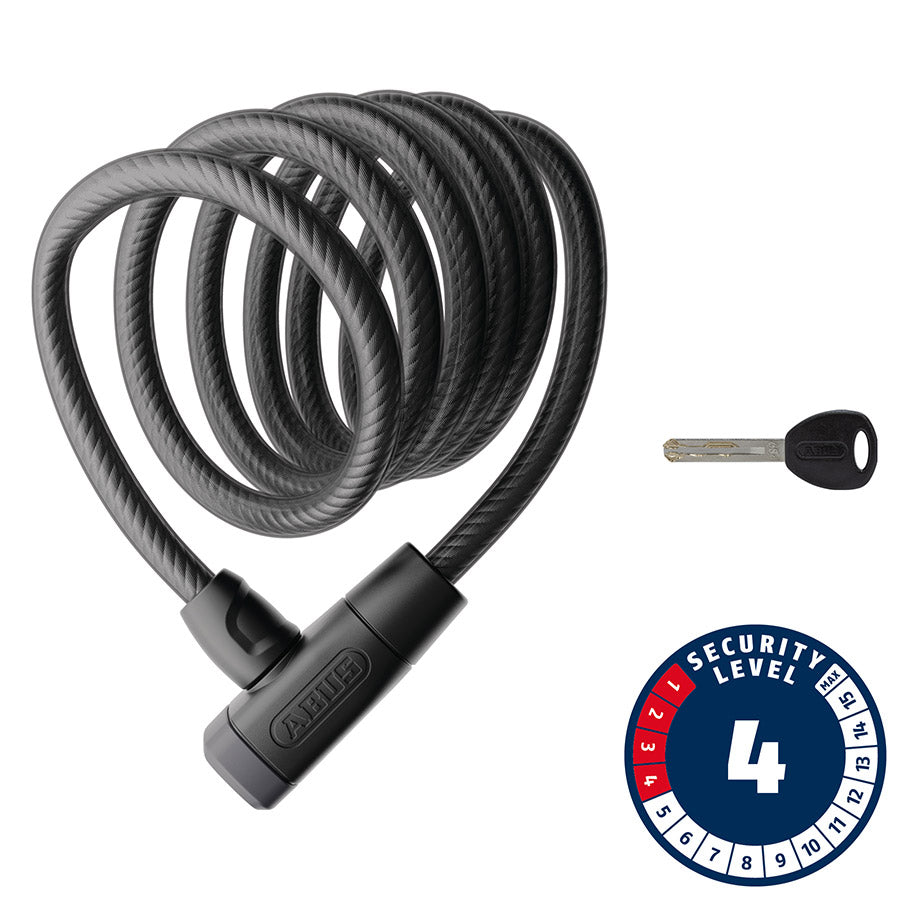 Abus, Helix 4512K, Cable lock, Key, 12mm, 180cm, 5.9&