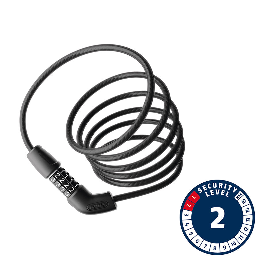 Abus, Helix 2508C, Cable lock, Combination, 8mm, 150cm, 4.9&