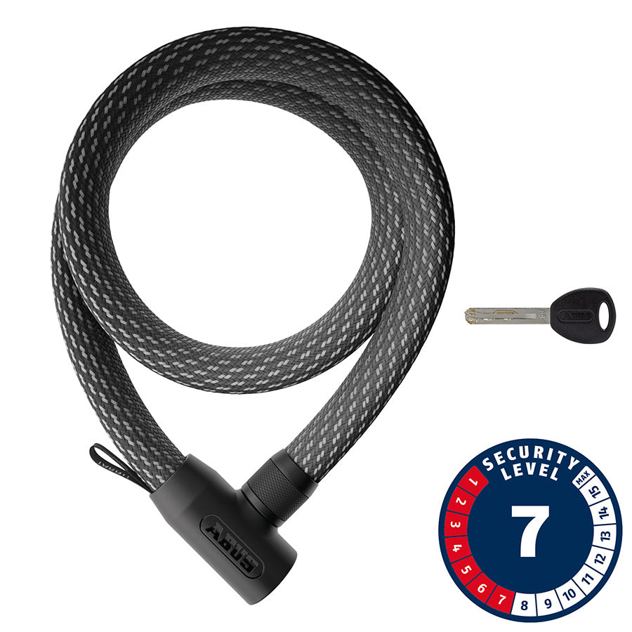 Abus, Yarnit 4004K, Chain Lock, Key, 24mm, 110cm, 43.3&